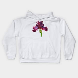 Purple Iris Kids Hoodie